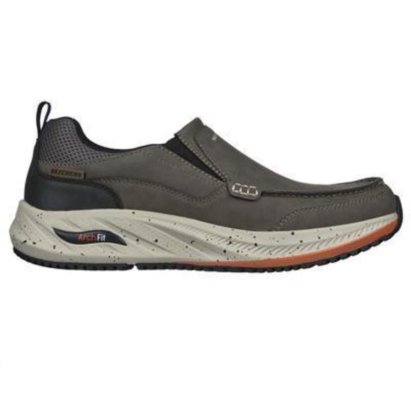 Skechers Men's Arch Fit Amont Casual Shoe, Grey, 10 - Picture 1 of 1